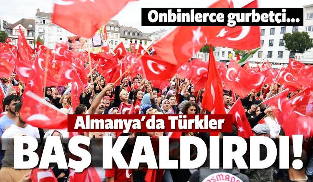 Almanya'da Türkler baş kaldırdı!