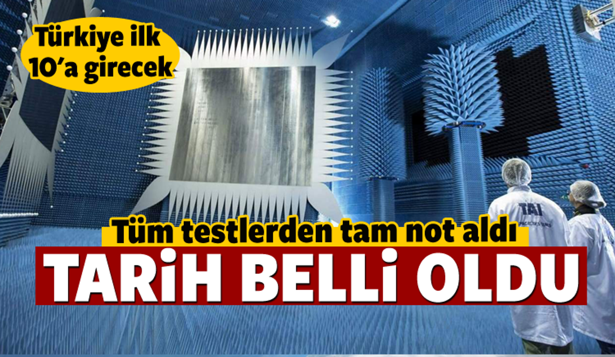 Yerli uyduda ilk aşama bitti