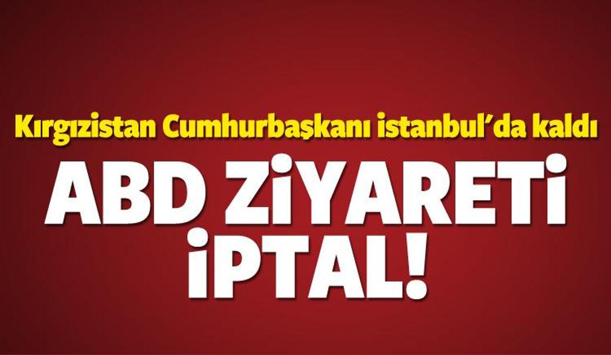Kırgızistan Cumhurbaşkanı Türkiye'de rahatsızlandı