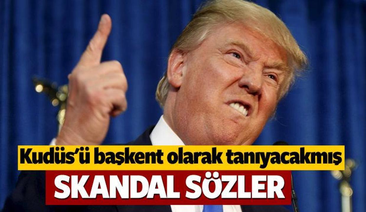 Trump'tan skandal Kudüs sözü