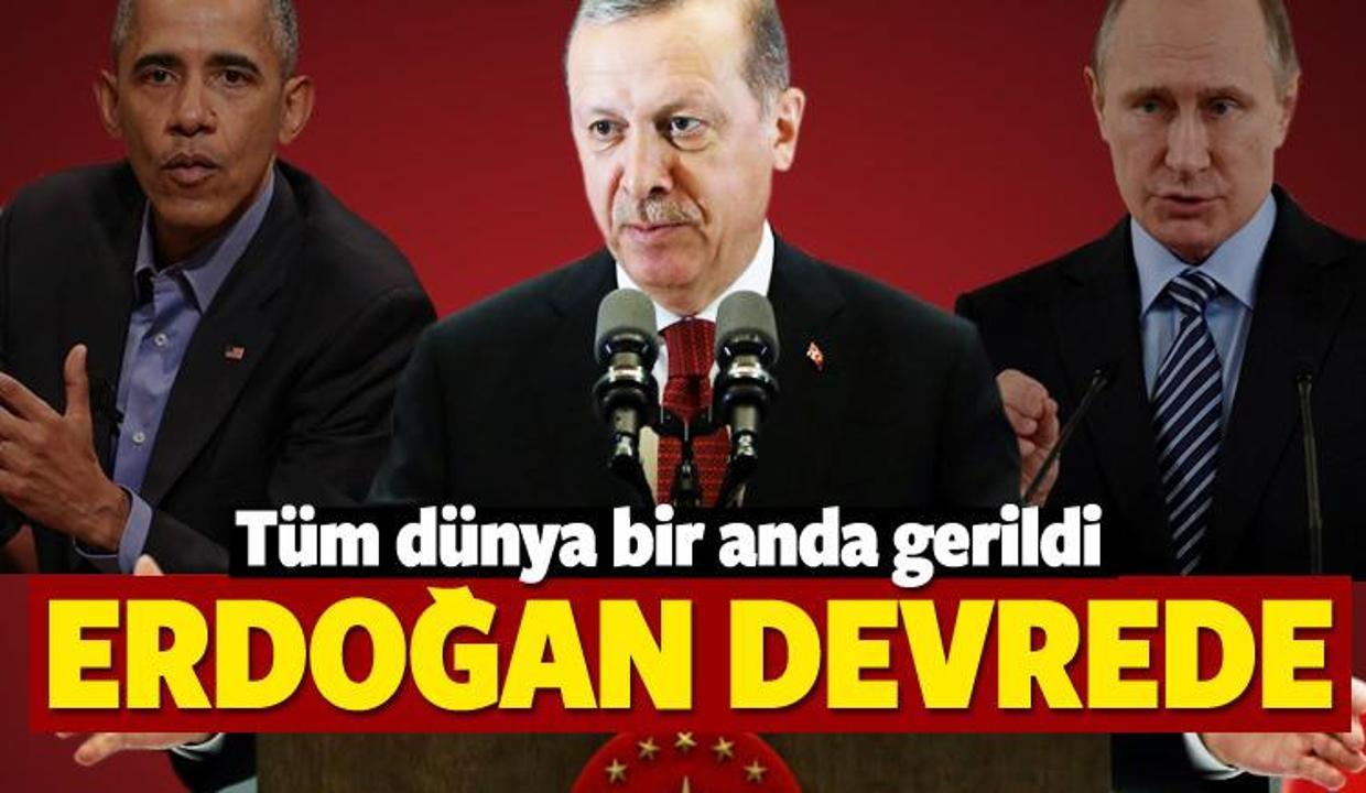 Dünya gerildi! Erdoğan devrede