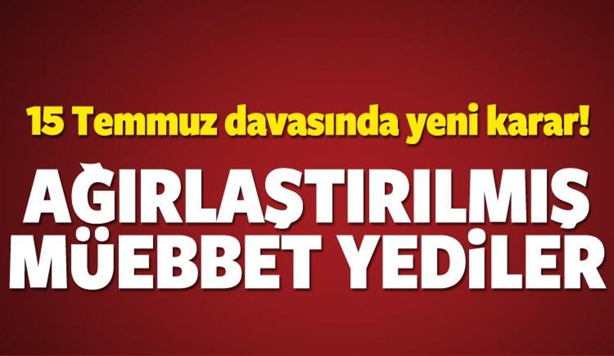 9 sanığa ağırlaştırılmış müebbet verildi!