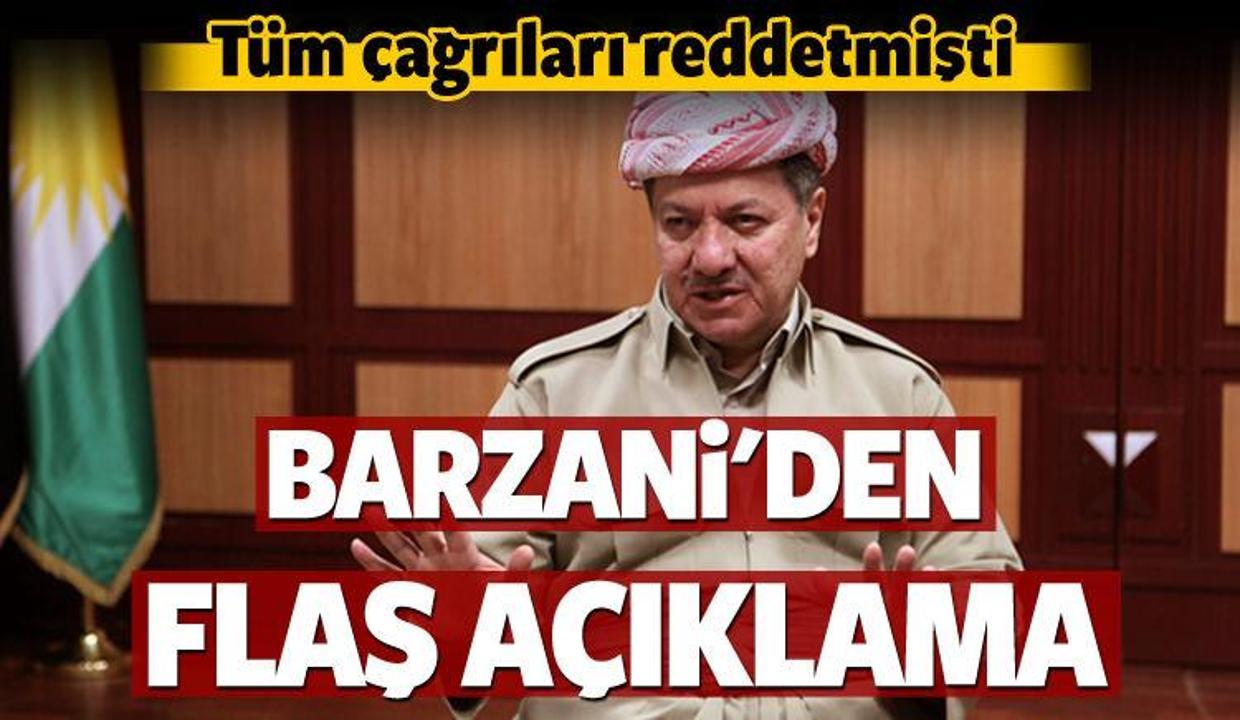 Barzani'den flaş açıklama: Masaya oturacağız