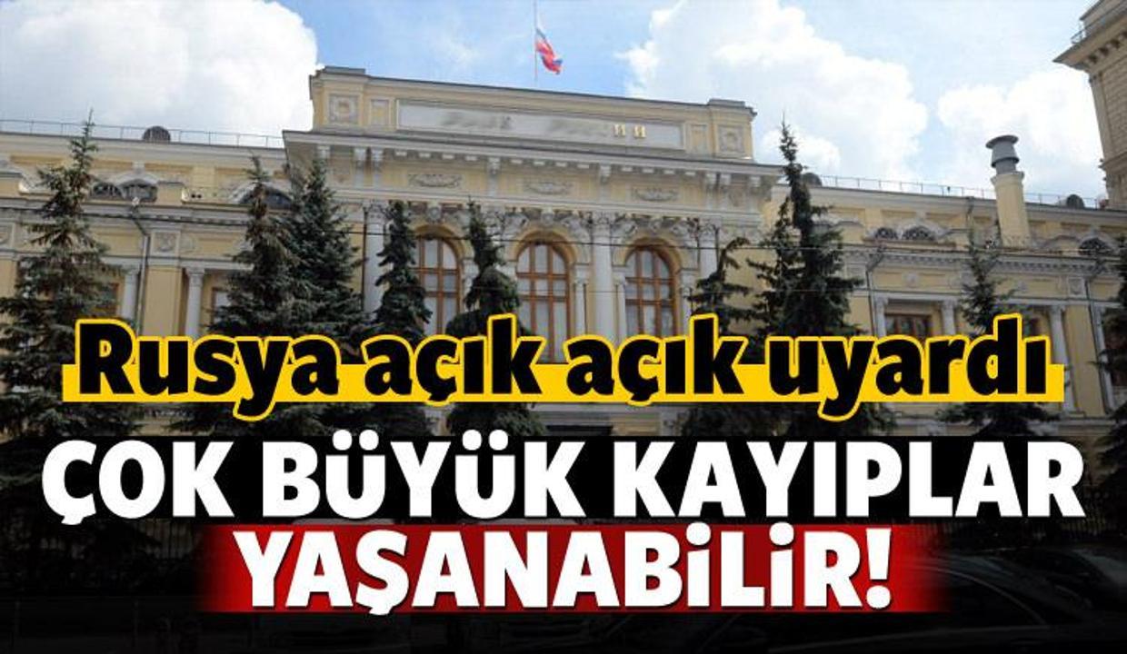 Rusya uyardı: Büyük kayıplar yaşanabilir!