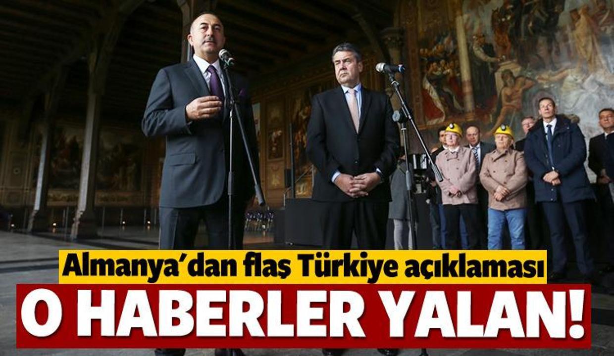 Almanya'dan Türkiye açıklaması: O iddialar yalan