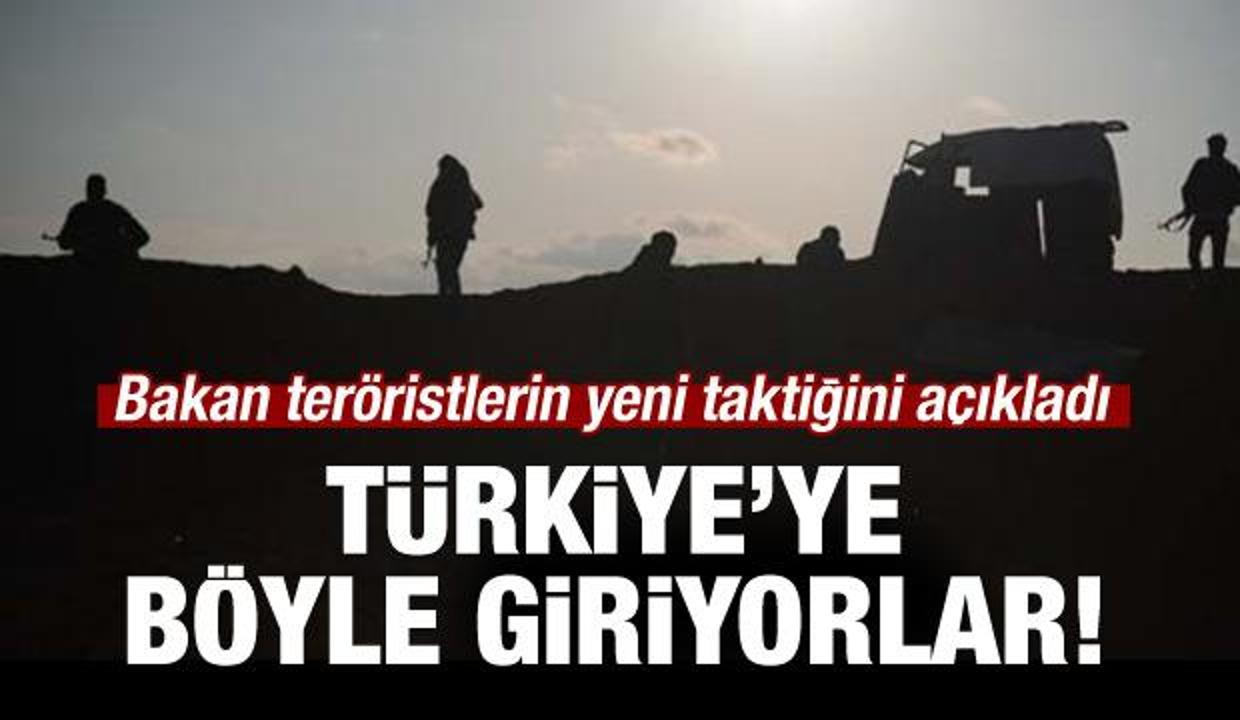 Bakan teröristlerin yeni taktiklerini açıkladı!