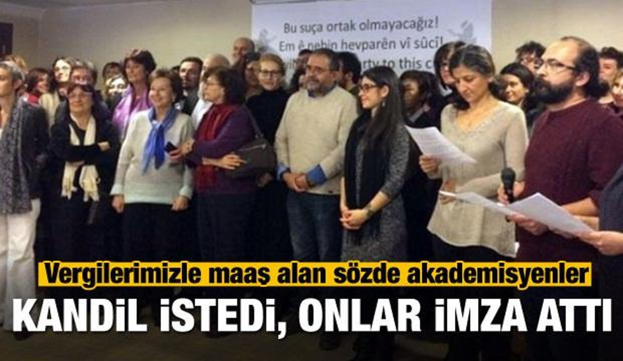 Örgüt istedi sözde akademisyenler imza attı