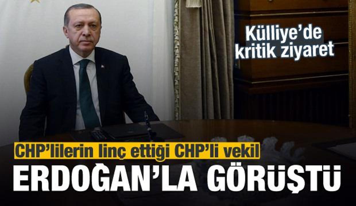 Başkan Erdoğan, CHP'li vekil ile görüştü