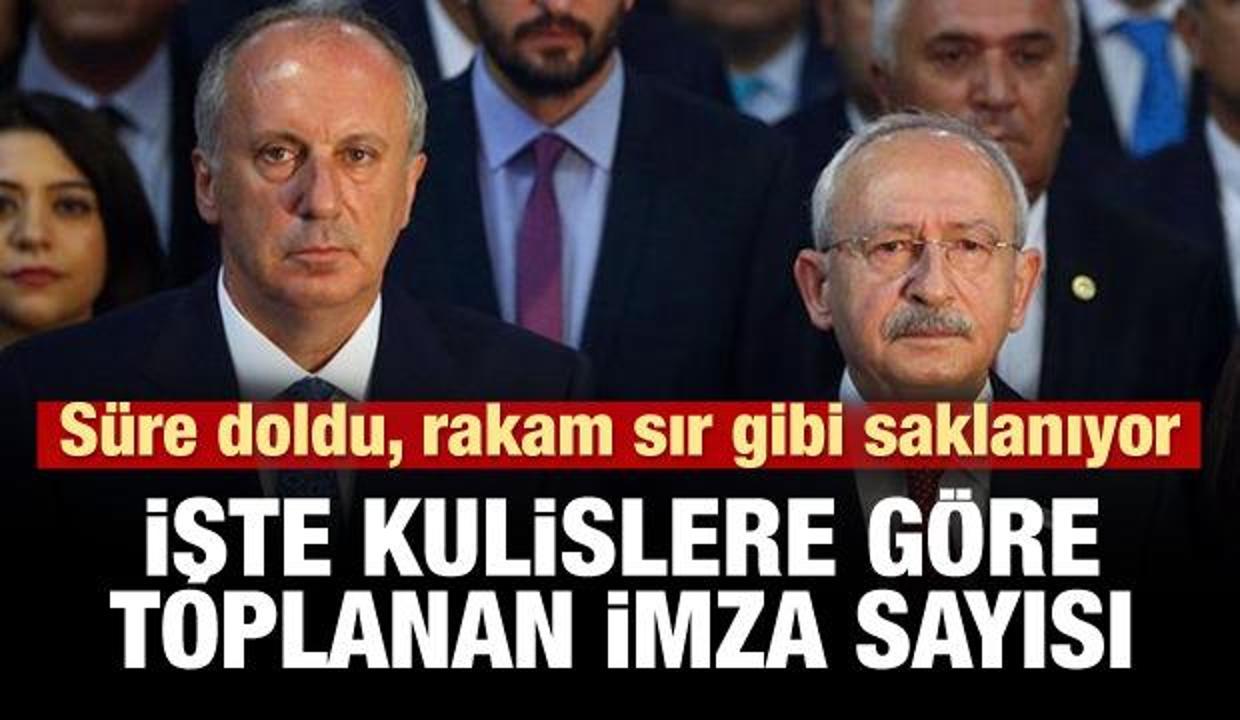 Kulislere göre CHP'li muhaliflerin imza sayısı!