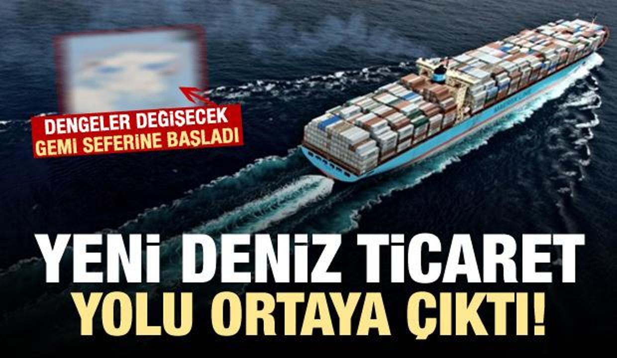Gemi seferine başladı! Yeni ticaret yolu...