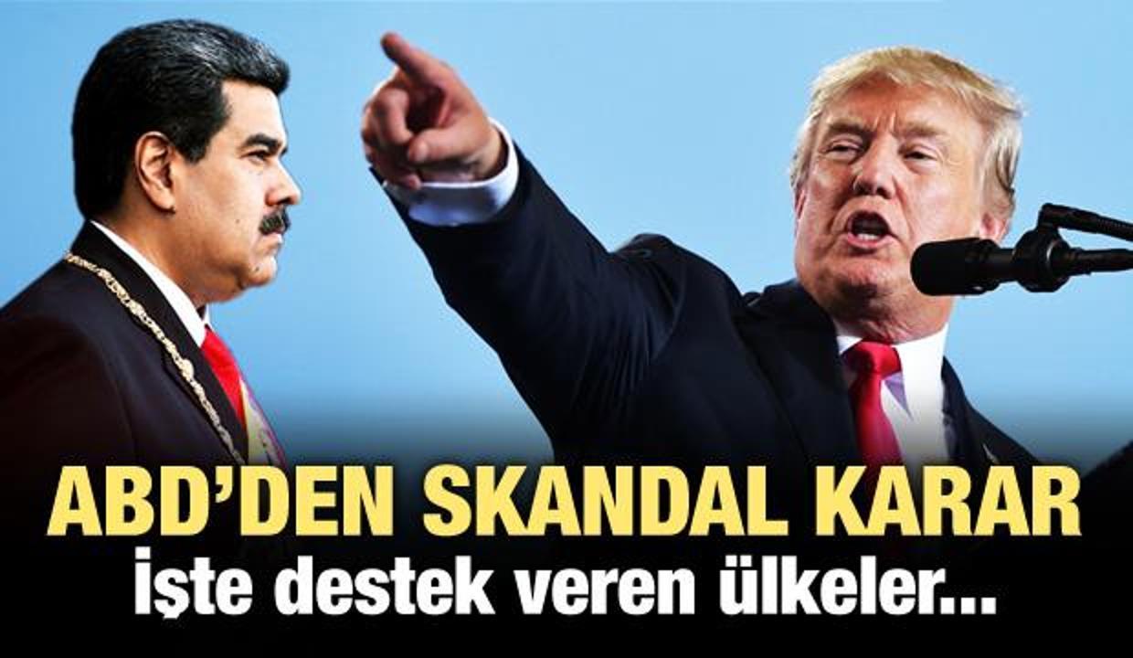 ABD skandal kararı resmen açıkladı!