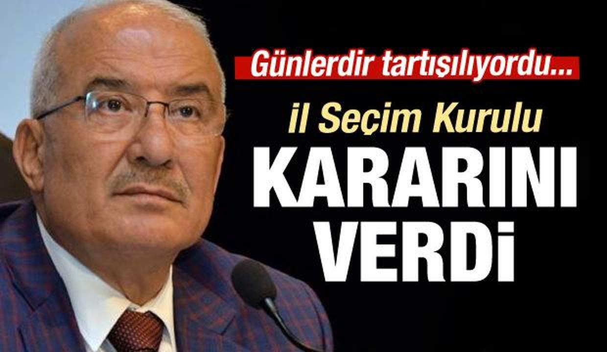 Burhanettin Kocamaz aday olamıyor