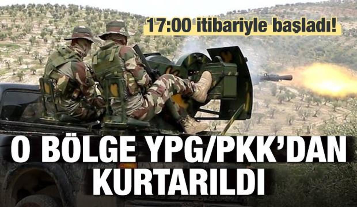 Maaranaz köyünü terör örgütü YPG/PKK'dan kurtarıldı
