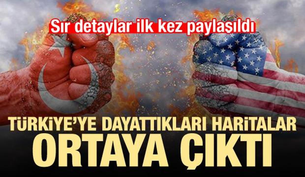 Sır gibi detaylar! ABD'nin Türkiye'ye dayattığı haritalar ortaya çıktı