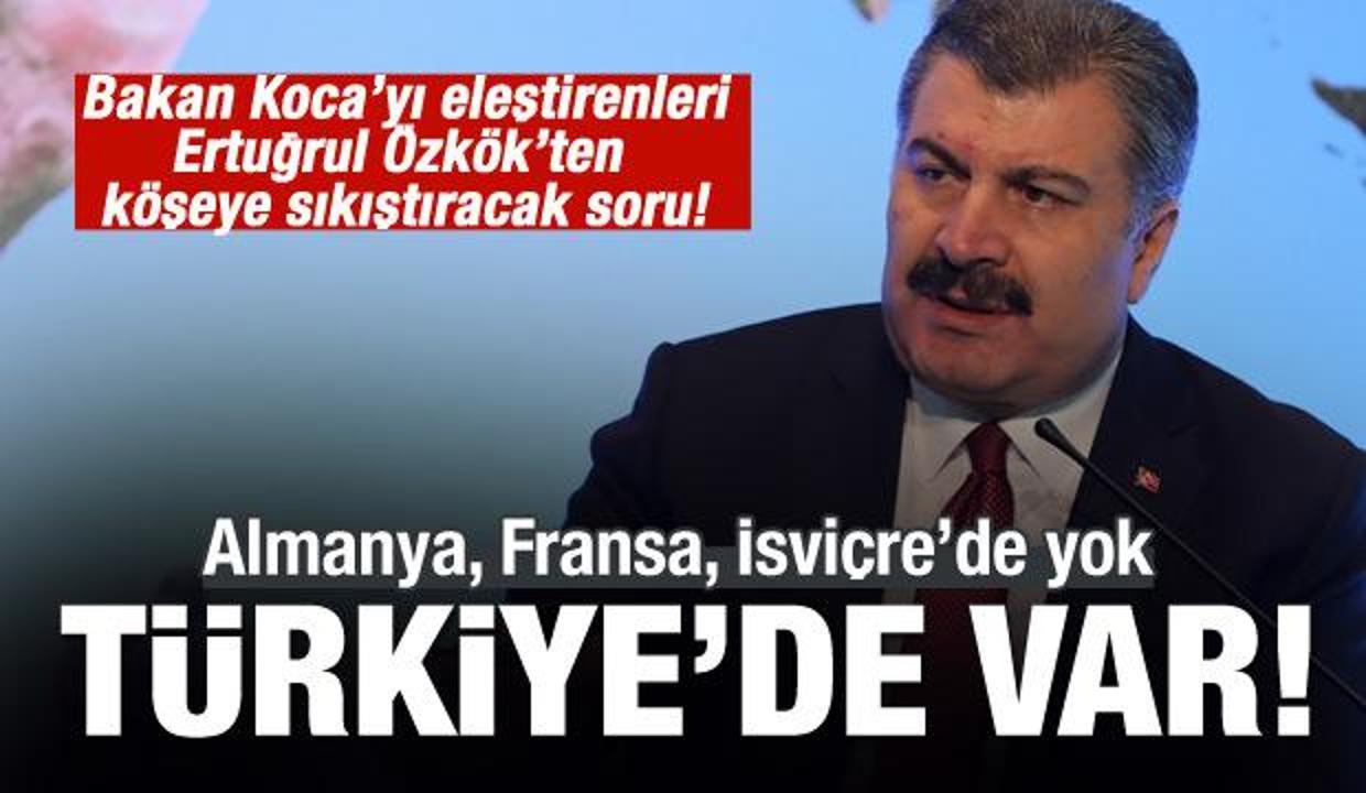 Sağlık Bakanı Fahrettin Koca'ya bir haksızlık daha!