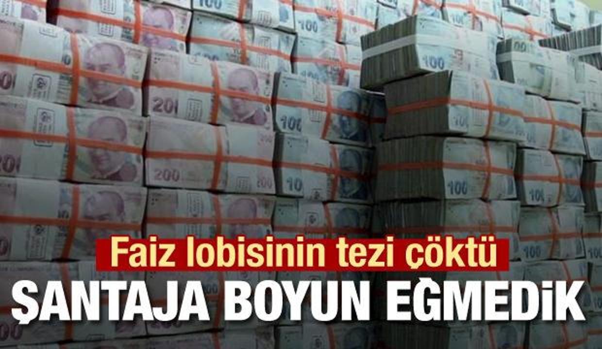Faiz lobisinin tezi çöktü