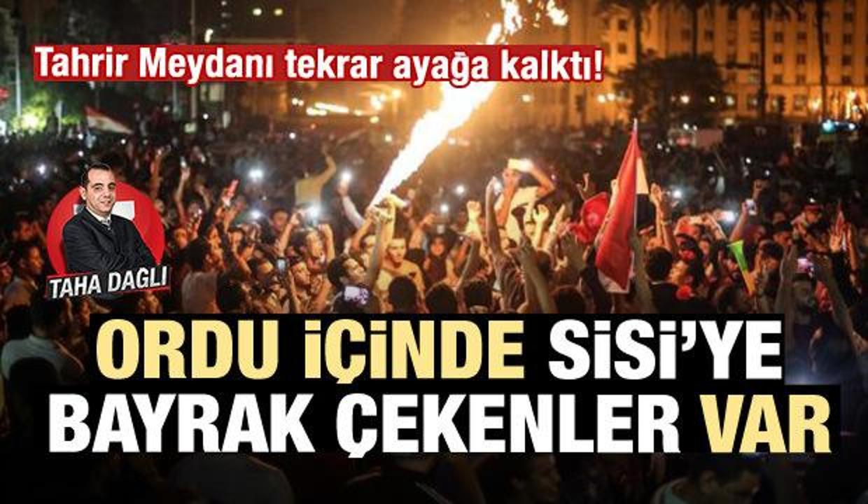 Ordu içinde Sisi'ye bayrak çekenler var!