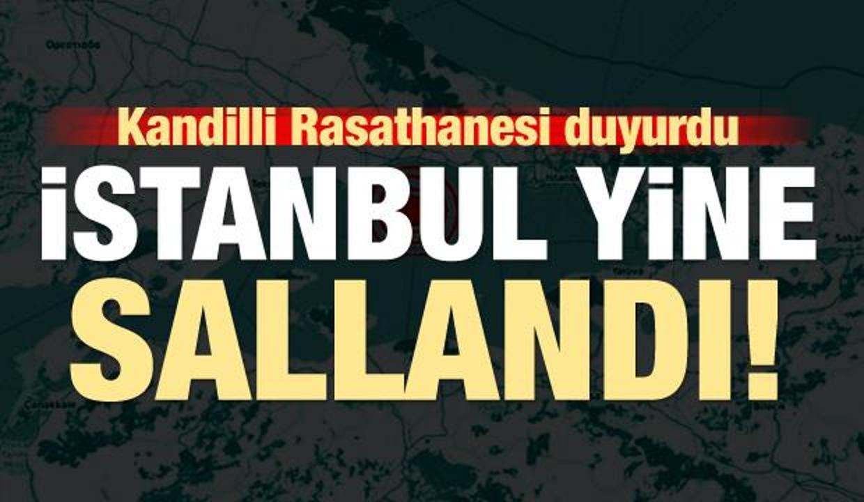 istanbul da bir deprem daha guncel haberleri