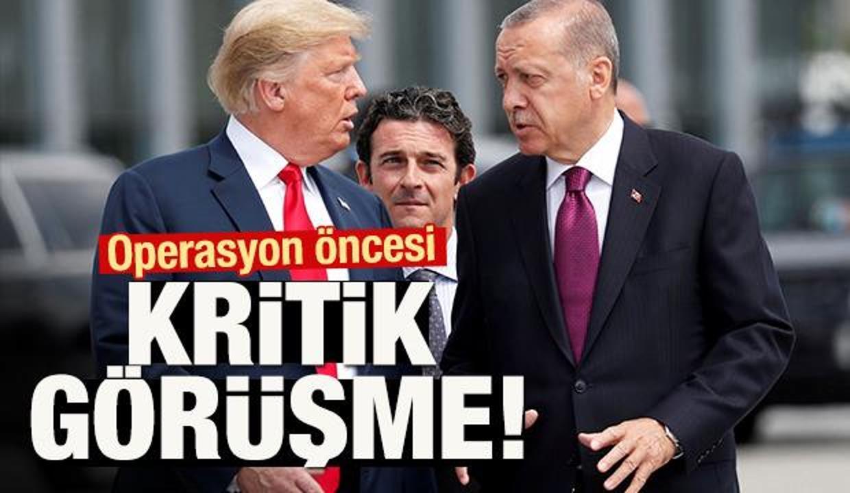 Erdoğan-Trump ile görüştü