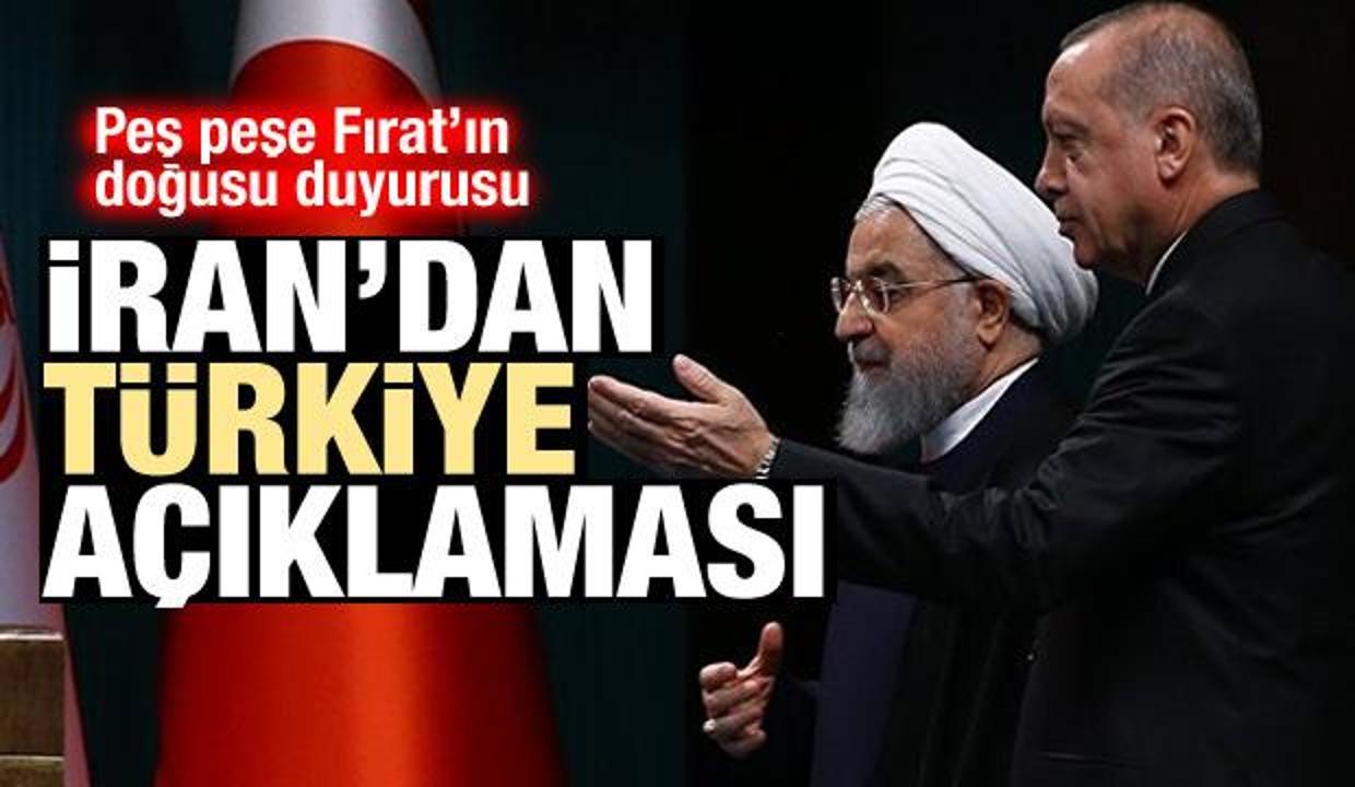 Fırat'ın doğusuna operasyon! İran'dan peş peşe Türkiye açıklamaları