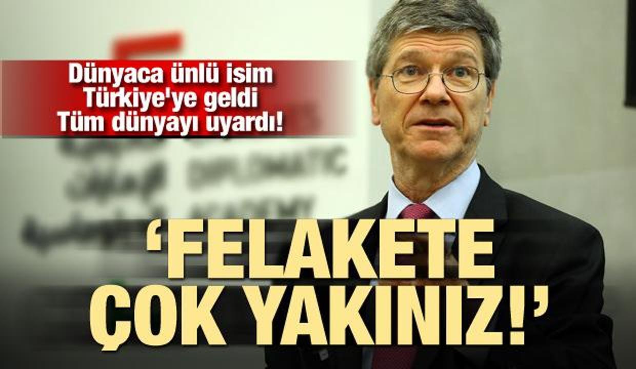 Dünyaca ünlü isim Türkiye'ye geldi, tüm dünyayı uyardı! 'Felakete çok yakınız'