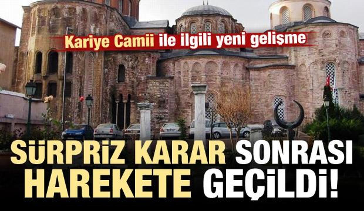 Kariye Camii ile ilgili karar sonrası harekete geçildi!