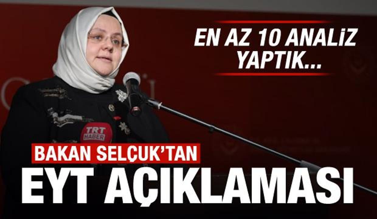 Bakan'dan son dakika EYT açıklaması: En az 10 analiz yaptık