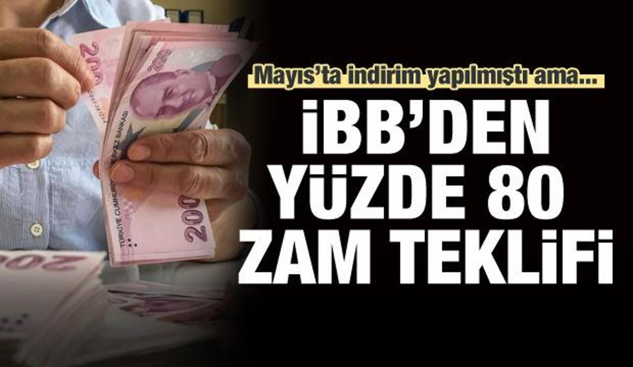 İBB'nin iştiraki İSKİ'den yüzde 80'e varan zam teklifi