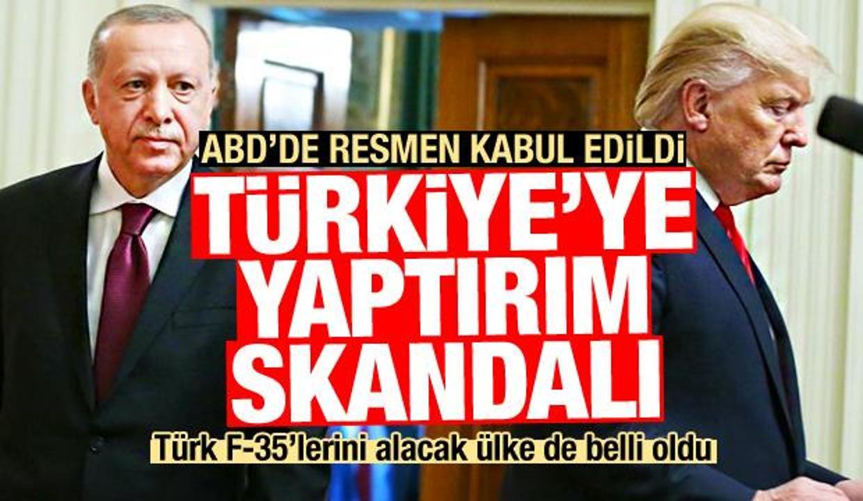 ABD'den Türkiye'ye yaptırım çağrısı! Türk F-35'lerini de o ülke alacak