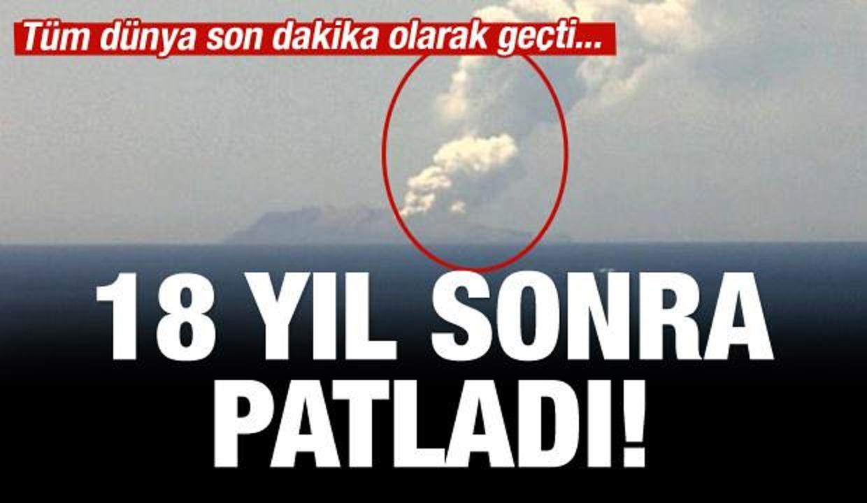 Yeni Zelanda'da Whakaari Yanardağı patladı