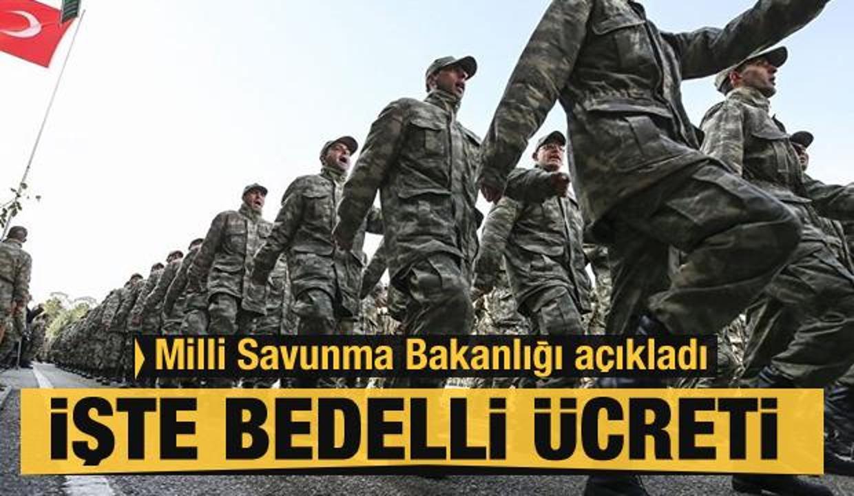 Son dakika: 2020 bedelli askerlik ücreti belli oldu