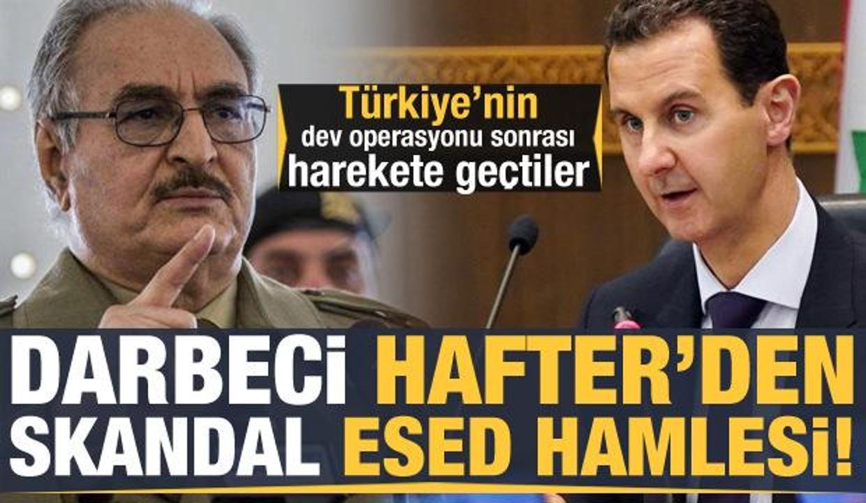 Darbeci Hafter heyetinden Esed rejimine üst düzey manidar ziyaret!