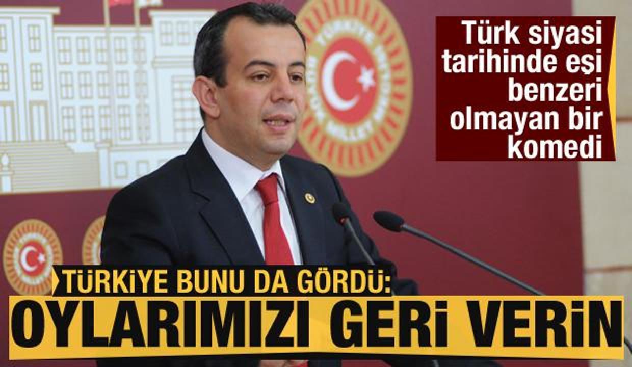 Türk siyasetinde eşi benzeri görülmemiş komedi! Türkiye bunu da gördü: Oylarımızı geri verin