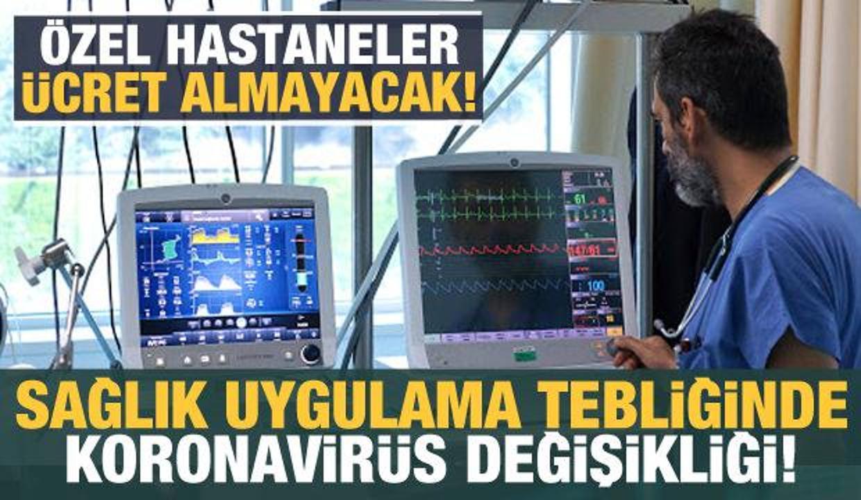 SUT�ta değişiklik Özel hastaneler muayene ücreti istemeyecek! GÜNCEL