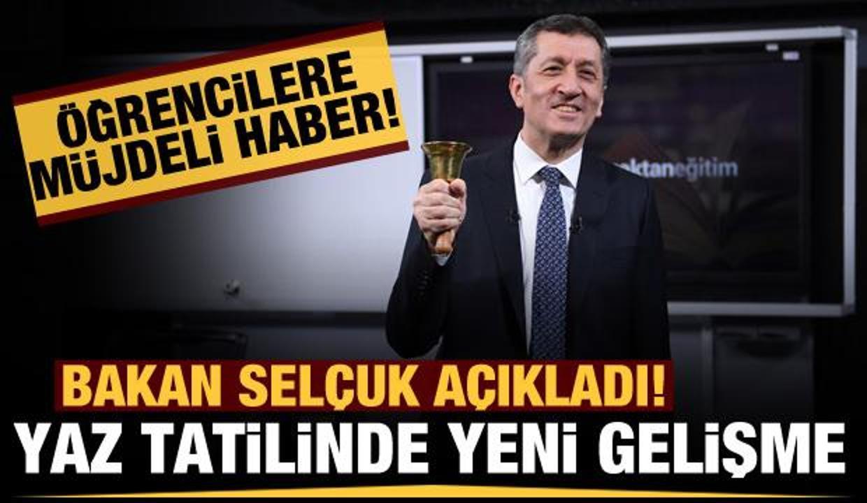 Bakan açıkladı: Yaz tatilinin ortadan kalkması söz konusu değil