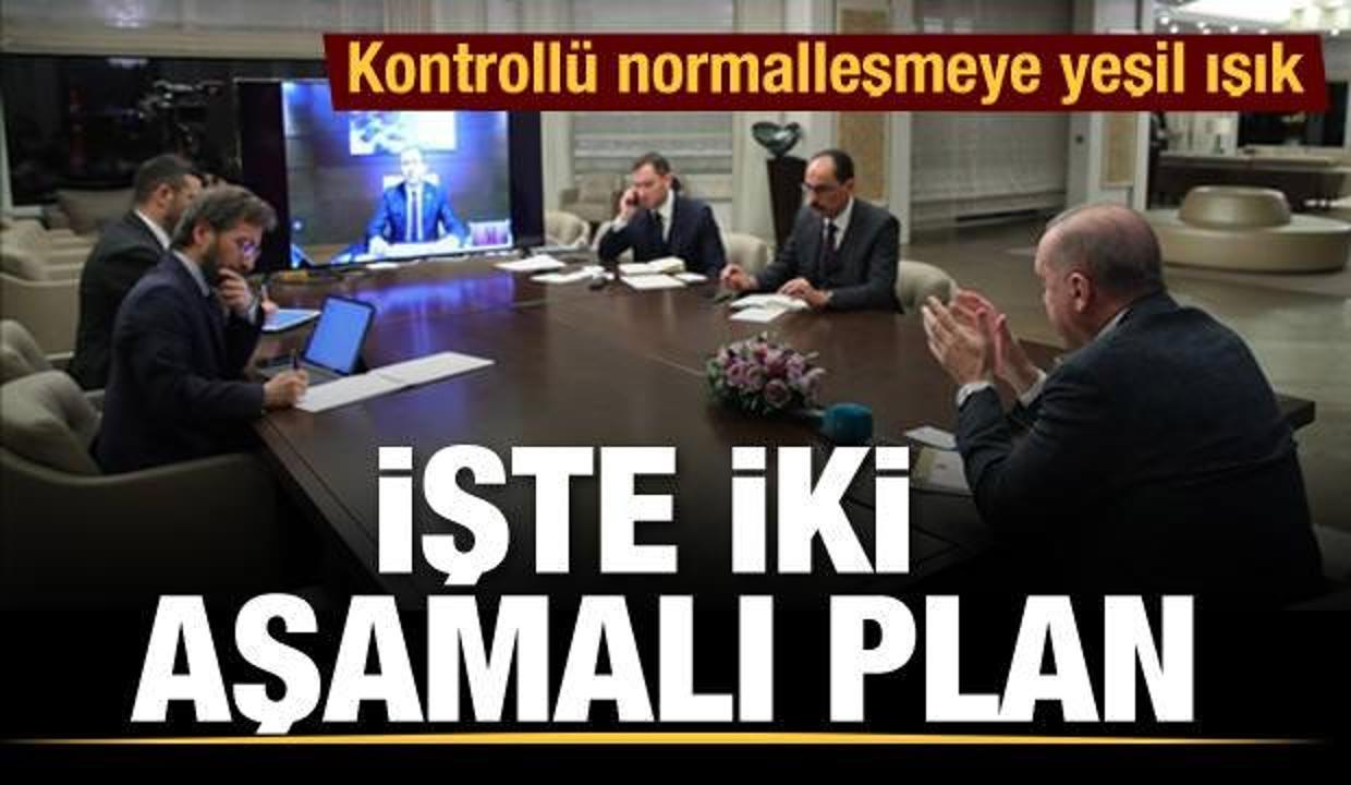 Normalleşme takvimi bugün netleşiyor! İşte 2 aşamalı plan