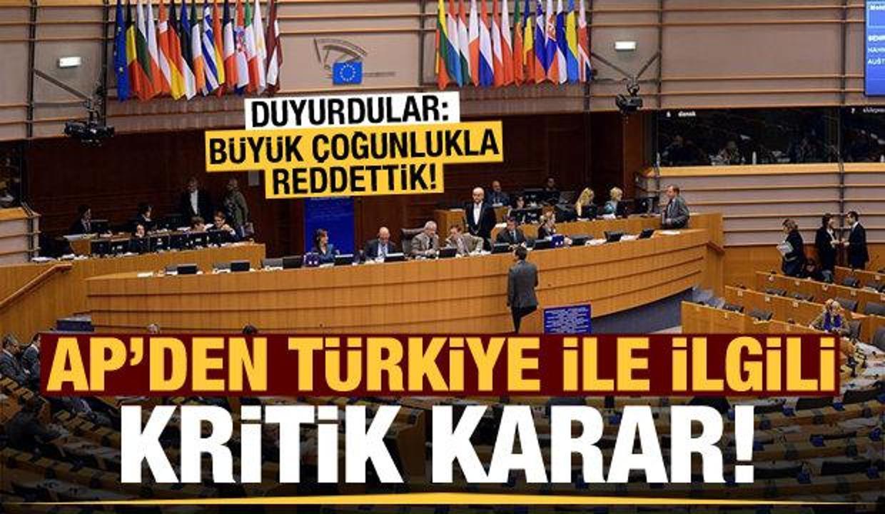 AP'den 'Türkiye' önerisine ret!