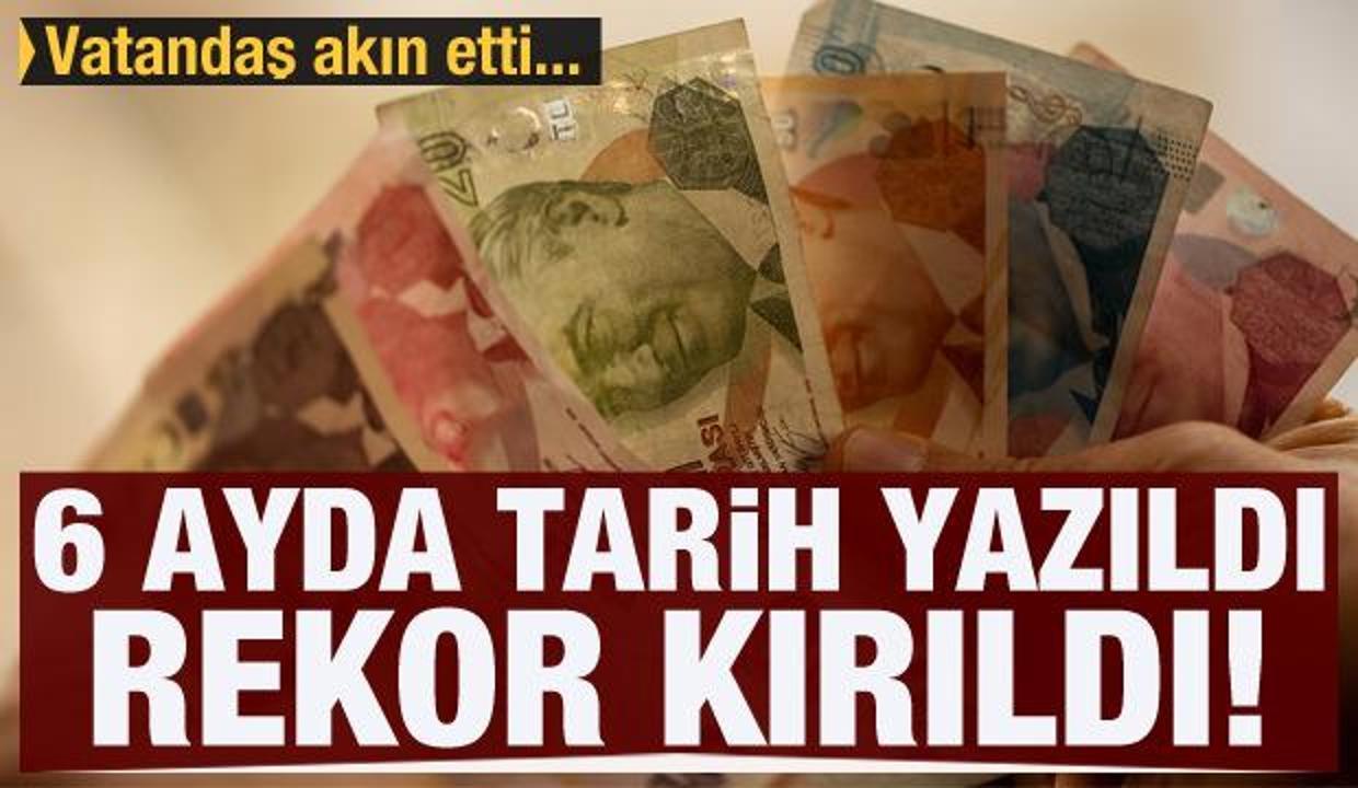 6 ayda tarih yazıldı rekor kırıldı! Vatandaş akın etti