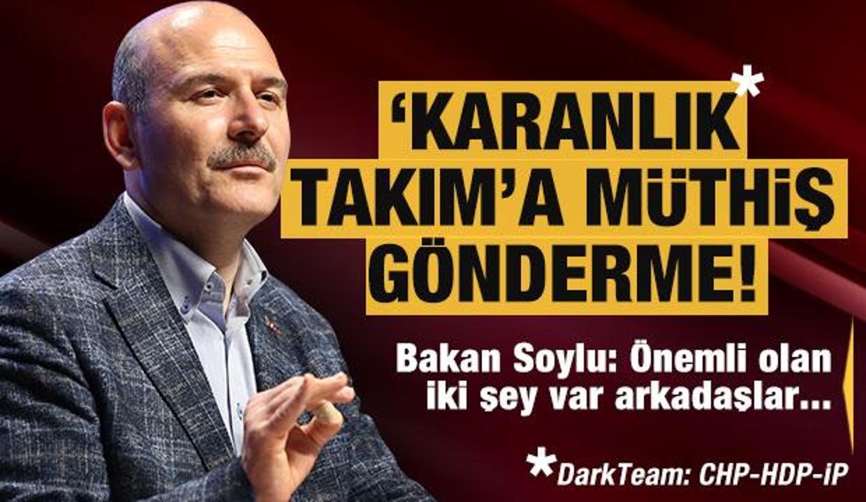 Bakan Soylu'dan CHP-HDP ve İP'in La Casa De Papel muhabbetine "Dağ"lı gönderme