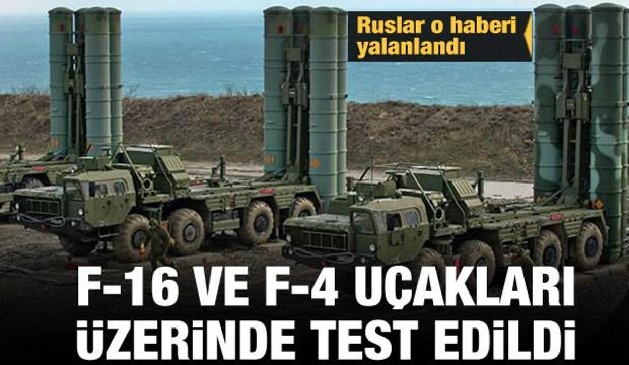 TASS: Türk S-400'leri F-16 ve F-4 uçaklarıyla test edildi