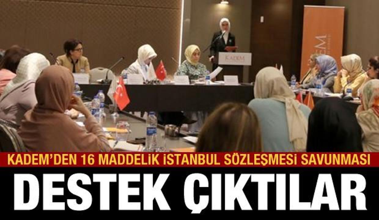 KADEM'den İstanbul Sözleşmesi'ne destek açıklaması! 16 maddelik savunma