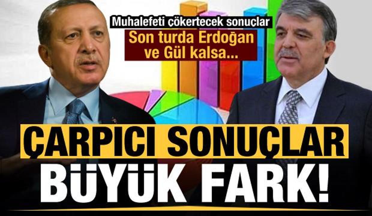 Sonuçlar çıktı! Son turda Erdoğan ve Gül kalsa...