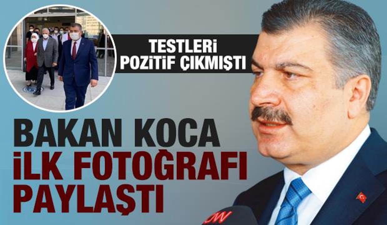 Bakan Koca paylaştı Binali Yıldırım ve eşinin hastane çıkışı ilk görüntüsü