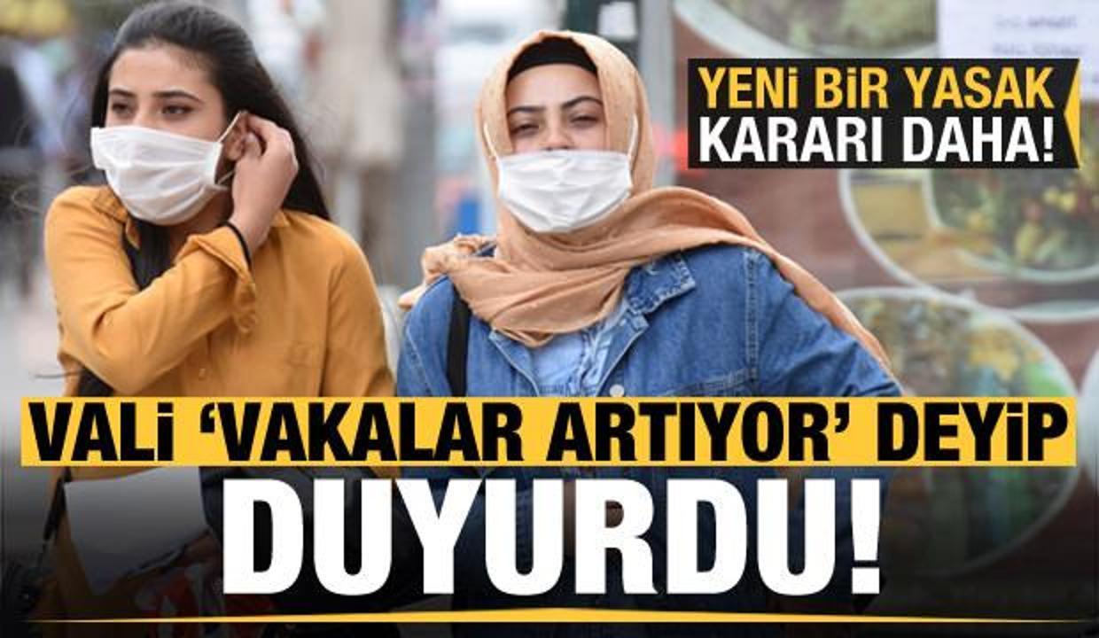 Vali 'vakalar artıyor' deyip açıkladı! 65 yaş üstünün o saatlerde sokağa çıkması yasaklandı