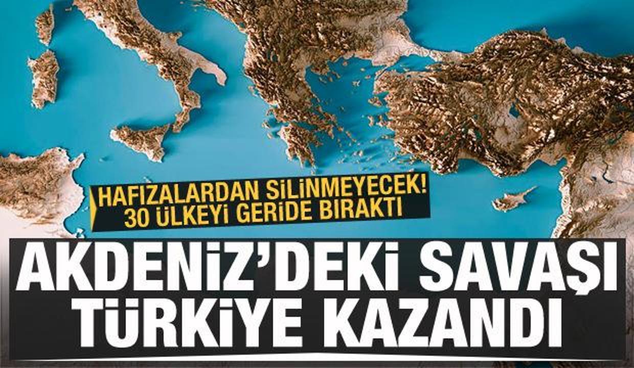 Hafızalardan silinmeyecek, 30 ülkeyi geride bıratı! Akdeniz'deki savaşı Türkiye kazandı