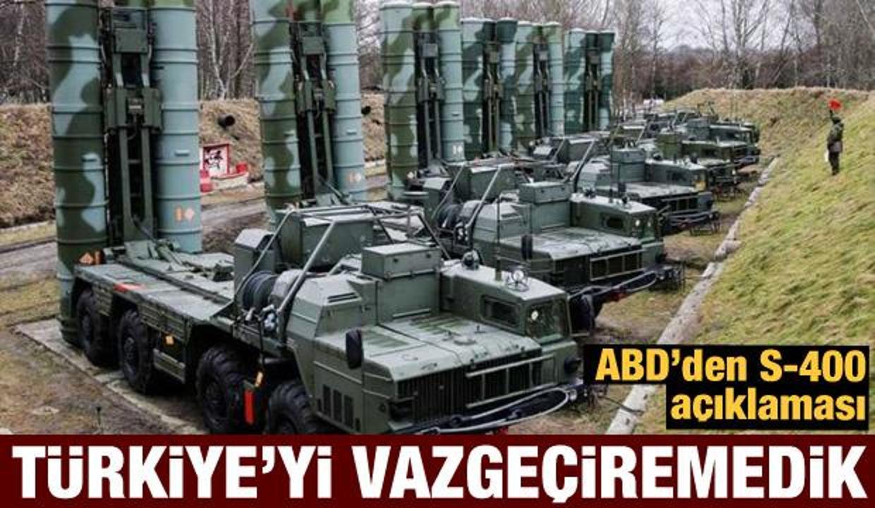 ABD'den S-400 açıklaması: Çok şeyi feda ettiler