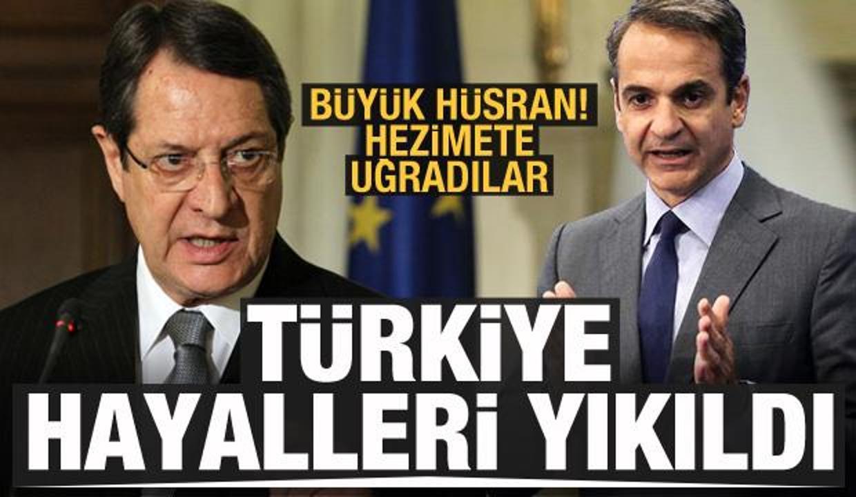 Türkiye hayalleri yıkıldı! Rumlar ve Yunanistan büyük hezimete uğradı