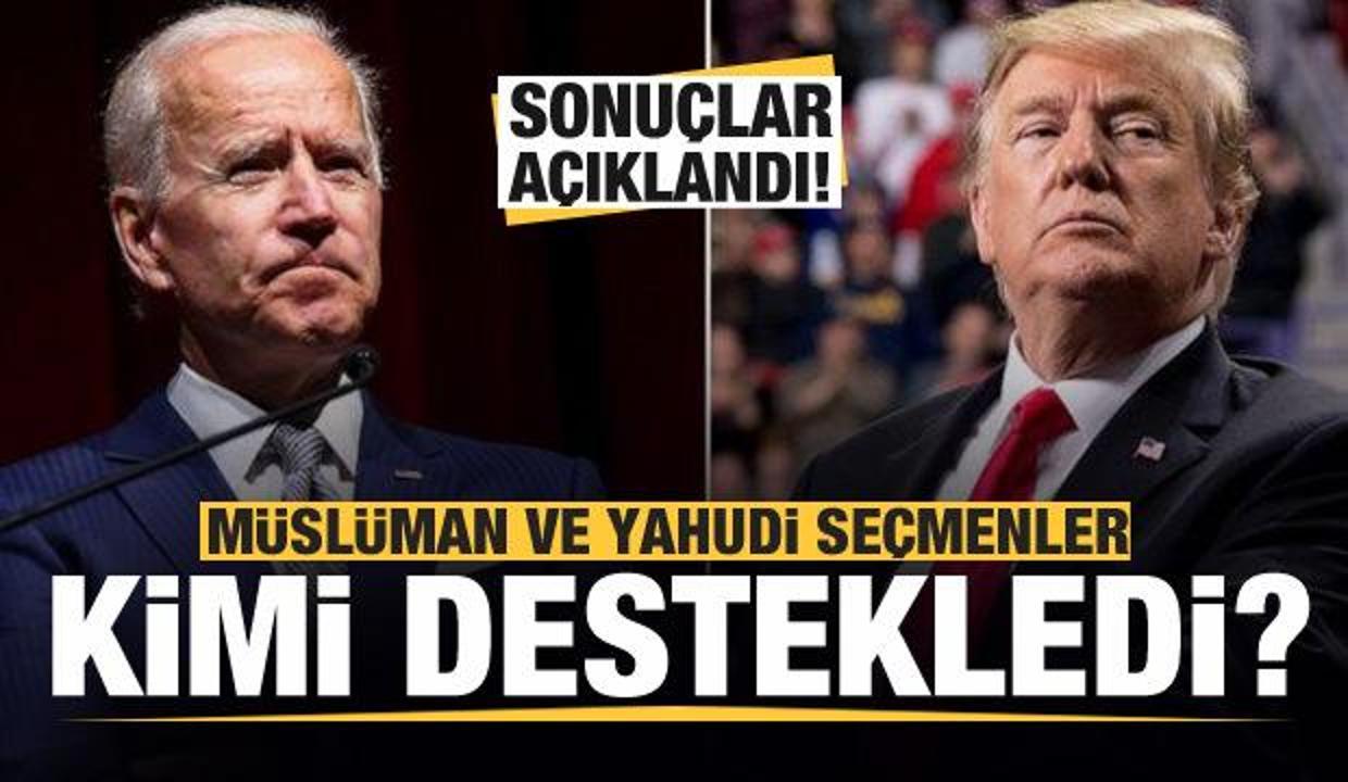 ABD'de Müslüman ve Yahudi seçmenler kimi destekledi?