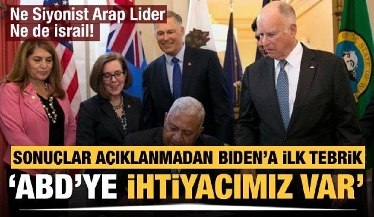 Fiji Başbakanı Frank Bainimarama'dan, Joe Biden için kutlama mesajı