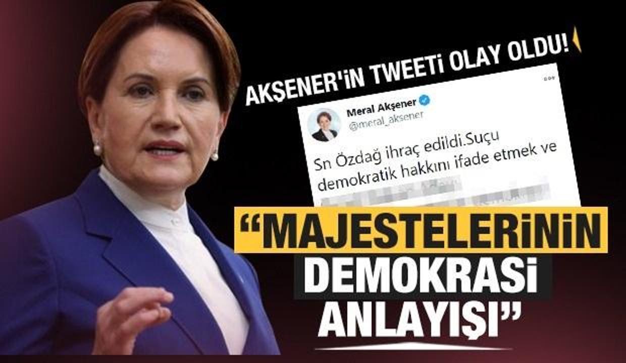 Meral Akşener geçmişini unuttu! 2016 yılında attığı tweet ortaya çıktı..